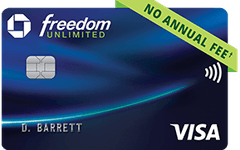 Chase Freedom Unlimited card image