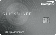 Capital One Quicksilver card image